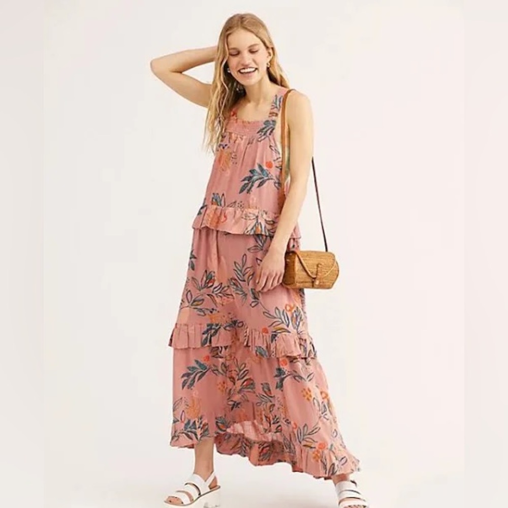 FREE PEOPLE - ANITA PRINT MAXI DRESS - Picture 2 of 5